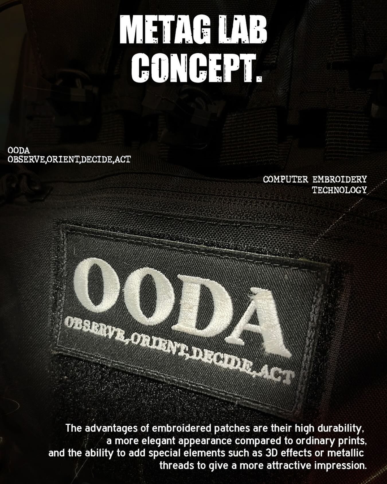 METAG OODA Loop Tactical Morale Patch