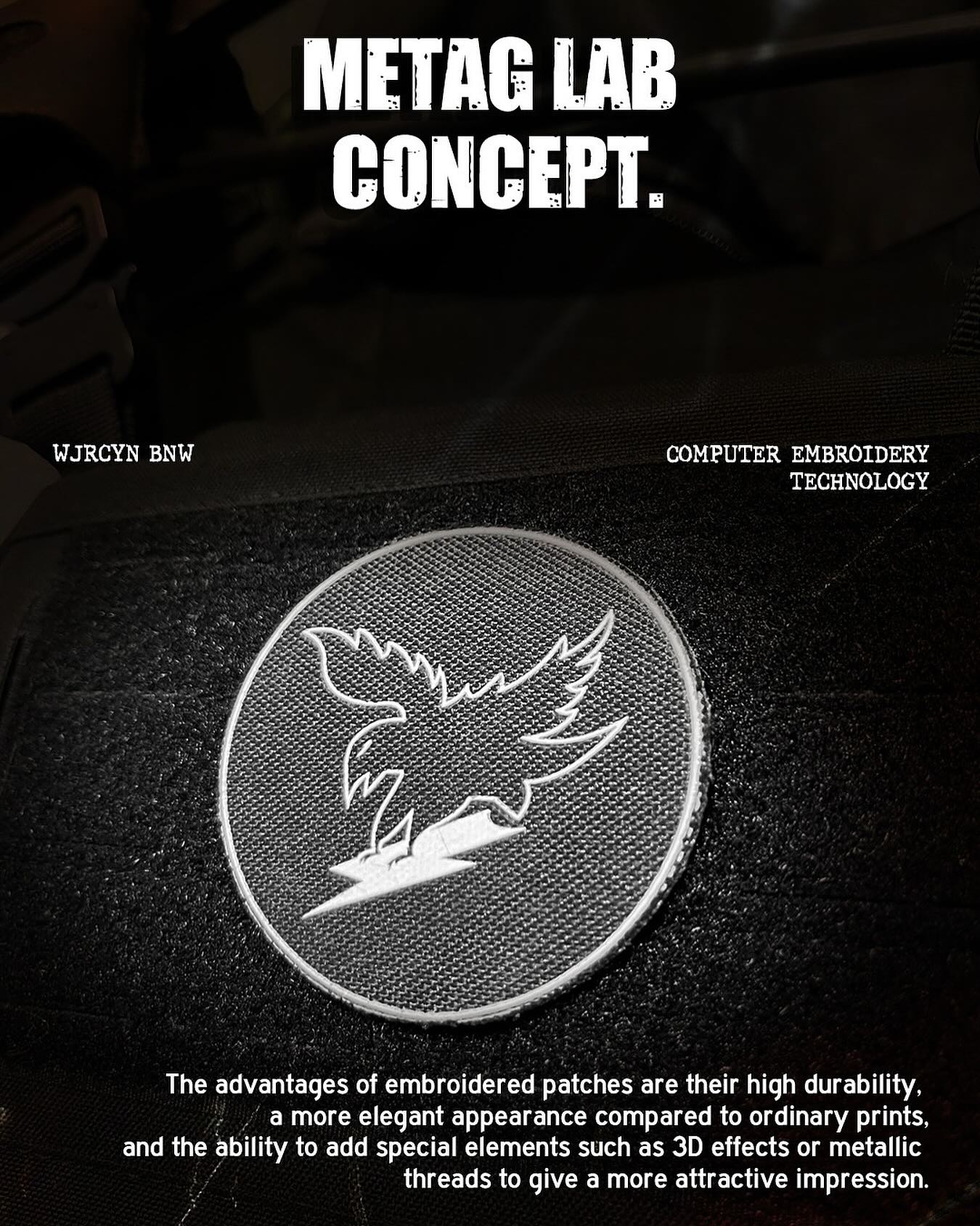 Wajracyna Tactical Insignia (Monochrome)
